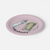 ベビーは醸造紙プレート ペーパープレート (アングル)