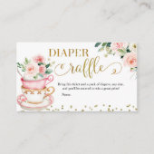 ベビーは醸造茶パーティーおむつラッフルエンクロシュル エンクロージャーカード (正面)