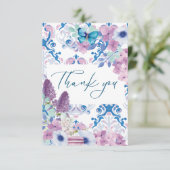 ベビーは醸造茶パーティー赤ちゃんシャワーありがとうCa サンキューカード (スタンド正面)