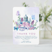 ベビーは醸造茶パーティー赤ちゃんシャワー サンキューカード (スタンド正面)