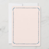 ベビーは醸造茶パーティー赤ちゃんシャワー 招待状 (裏面)