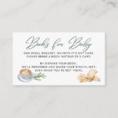 ベビーは醸造 – ベビーのための本 – 緑 エンクロージャーカード (正面)