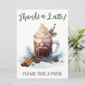 ベビーは醸造、ホリデーアイスコーヒーの好意のサインである 招待状 (スタンド正面)