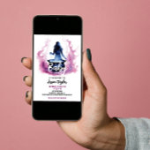 ベビーは魔女のコールドピンクの赤ちゃんシャワーを醸造している 招待状