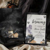 ベビーは魔女の大釜ベビーシャワーを醸造している 招待状