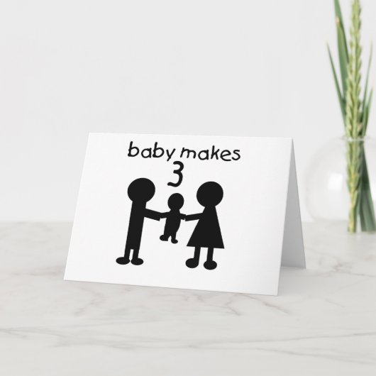 ベビーは3つを作ります 案内状 (正面)