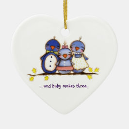 ベビーは3つを-カスタマイズ可能なオーナメント作ります セラミックオーナメント