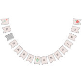 ベビーは|のお茶会のベビーシャワーを醸造しています バンティングフラッグ (全)