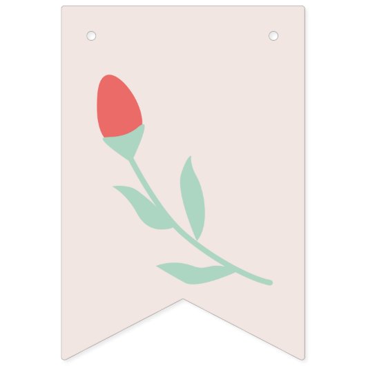 ベビーは|のお茶会のベビーシャワーを醸造しています バンティングフラッグ (第1の旗)