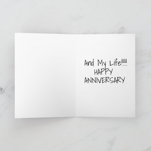 *ベビーは、今でも私の火/私の人生*記念日を照らし続けます。 カード (内部)