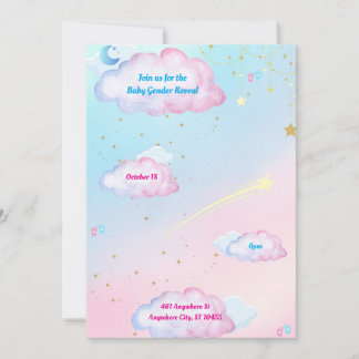 ベビーは？性別の表示招待状 招待状