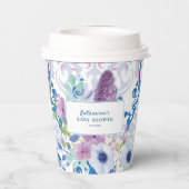 ベビーは、紅茶パーティーフローラベビーシャワーを醸造している 紙コップ (裏面)