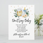 ベビーは、緑を醸造しているベビーゲームを言わない 招待状 (スタンド正面)