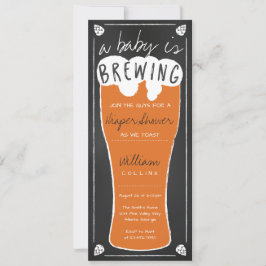 ベビーは、醸造シャワー招待状、おむつシャワーである 招待状