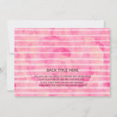 ベビーはBrewing Teaパーティー |バーチャルベビーシャワー 招待状 (裏面)