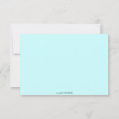 ベビーはCold Outside Blue RSVP (裏面)