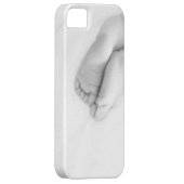 ベビーはiPhoneの場合をつま先で触ます Case-Mate iPhoneケース (裏面/右)