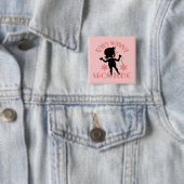 ベビーはShowtune (女の子)ボタンにほしいです 缶バッジ (インサイチュ)