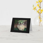 ベビーひげドラゴンノテ空白のカード カード (黄色い花)