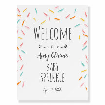 ベビーふりかけウェルカムサインシャワー紙吹雪