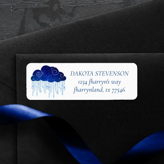 ベビーふりかけクラシックブルー | Moodyシャワーアドレス ラベル