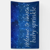 ベビーふりかけクラシックブルー | Moody Shower Welcome 横断幕 (縦)