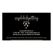 ベビーぶら下がったのおもちゃダックエレファントクラウド マグネット名刺 (正面)