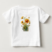 「ベビーへの恋の花」 ベビーTシャツ (裏面)