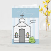 ベビーへの献身青少年のためのチャペル カード (黄色い花)