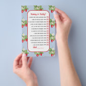 ベビーへビーストロベリーウォーターカラーガールシャワーゲーム チラシ (ハンドル)