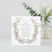 ベビーへビーボホフローラベビーシャワー 招待状 (スタンド正面)