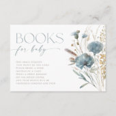 ベビーほこりっぽい青いボホの花のための本 エンクロージャーカード (正面)