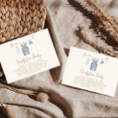 ベビーぼほ赤ちゃん服の水の色のための本 エンクロージャーカード