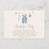 ベビーぼほ赤ちゃん服の水の色のための本 エンクロージャーカード (正面)