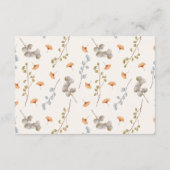 ベビーぼほ赤ちゃん服の水の色のための本 エンクロージャーカード (裏面)