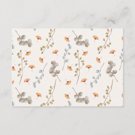 ベビーぼほ赤ちゃん服の水の色のための本 エンクロージャーカード (裏面)