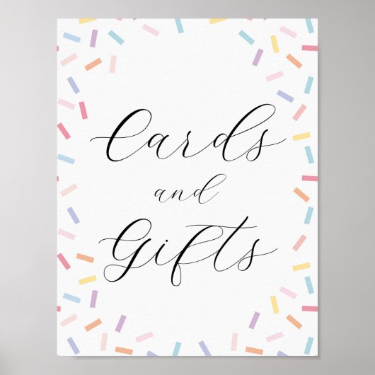 ベビーまきカードとギフトサイン ポスター (正面)