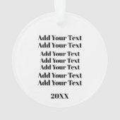 ベビーまたはベビーシッター オーナメント (裏面)