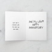 *ベビーまだ火を照らす/私の人生*記念日 カード (内部)