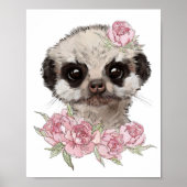 ベビーめんたいコロ Rose 動物ポスター | 壁のプリント ポスター (正面)