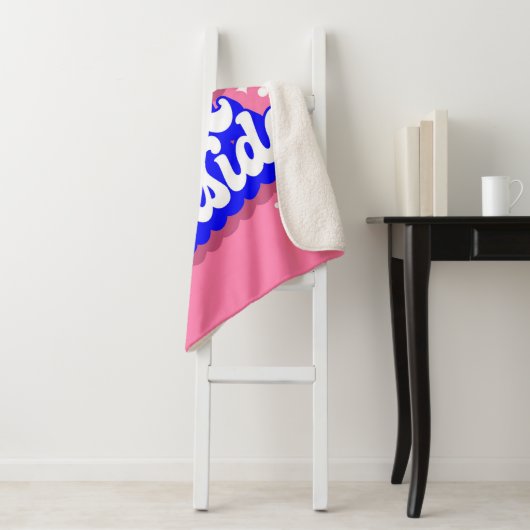 ベビーよくはしゃぐ、冬の外は寒いデザイン シェルパブランケット (インサイチュ)