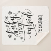 ベビーをカスタマイズする シェルパブランケット (正面(横))