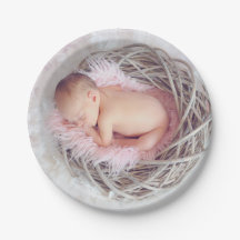 ベビーをテーマにした紙プレート