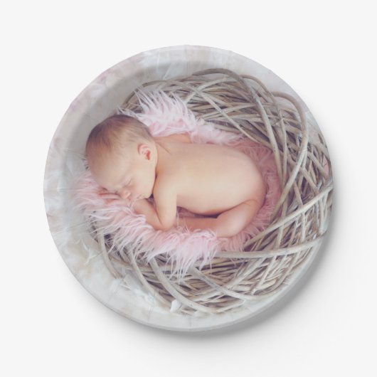 ベビーをテーマにした紙プレート ペーパープレート (正面)