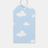 ベビーを乗せ!航空航空機用ベビーシャワー ギフトタグ (裏面)