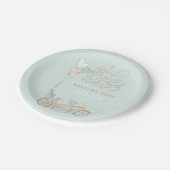 ベビーを作る3タンデムバイクとベビーシートカスタム ペーパープレート (アングル)