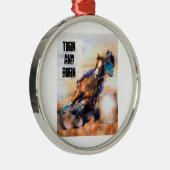 ベビーを回し、燃やして下さい! メタルオーナメント (右)