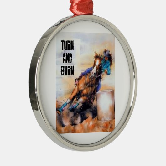 ベビーを回し、燃やして下さい! メタルオーナメント (右)