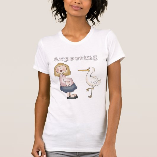 ベビーを希望 – Stork Tシャツとギフト Tシャツ (正面)