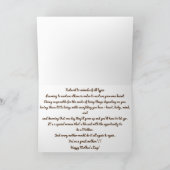 ベビーを悩ます馬幸せな母の日のカード カード (内部)